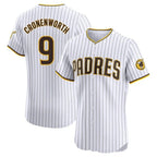 Johmsee S.Diego Padres #9 Jake Cronenworth Player White Home Limited Elite Stitched Jerseys