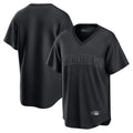 Johmsee S.Diego Padres Blank Player Black Pitch Fashion Game T-shirt Stitched Jerseys