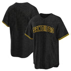 Johmsee S.Diego Padres Blank Player Black Snake Skin City Home Game Stitched Jerseys