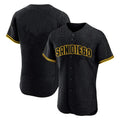Johmsee S.Diego Padres Blank Player Black Snake Skin City Home Limited Elite Stitched Jerseys