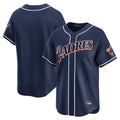 Johmsee S.Diego Padres Blank Player Navy Cooperstown Collection Limited Stitched Jerseys