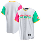 Johmsee S.Diego Padres Blank Player White City Connect Home Game Stitched Jerseys