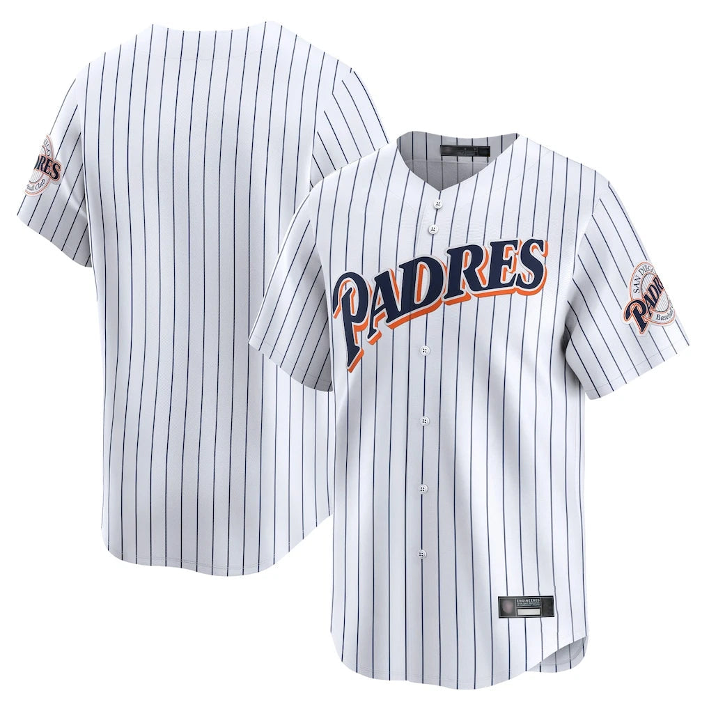 Johmsee S.Diego Padres ## Diego Padres Blank Player White Cooperstown Collection Limited Stitched Jerseys
