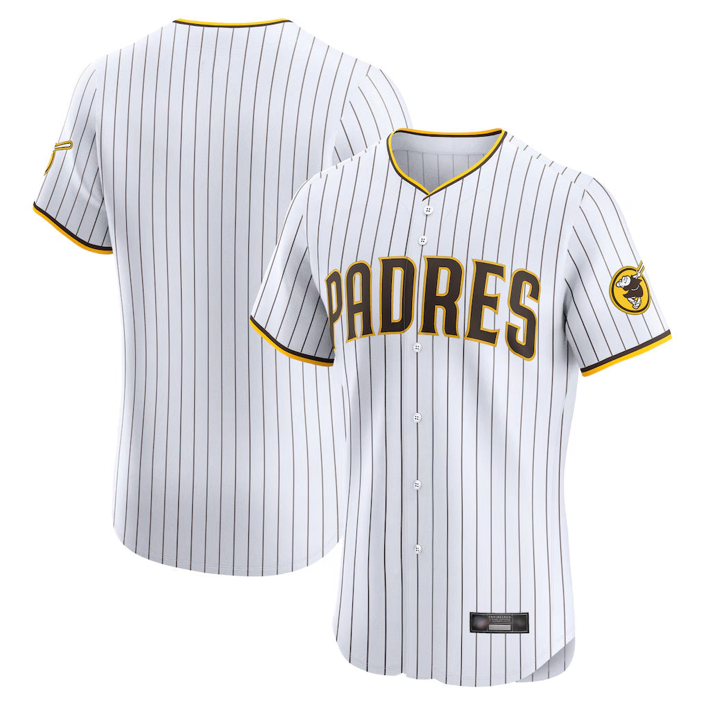 Johmsee S.Diego Padres Blank Player White Home Limited Elite Stitched Jerseys