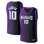 Johmsee S.Kings #10 DeMar DeRozan Fanatics Purple Fast Break Replica Jerseys - Statement Edition