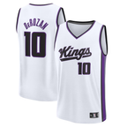 Johmsee S.Kings #10 DeMar DeRozan Fanatics White Fast Break Replica Player Jerseys - Association Edition