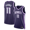 Johmsee S.Kings #11 Domantas Sabonis Purple 2025-2026 Swingman Jerseys - City Edition