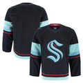 Johmsee S.Kraken Deep Sea Blue Home Authentic Pro Jerseys