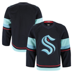 Johmsee S.Kraken Deep Sea Blue Home Authentic Pro Jerseys