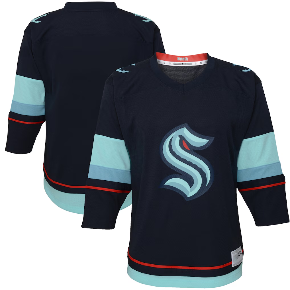 Johmsee S.Kraken Navy Home Replica Jerseys
