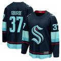 Johmsee S.Kraken #37 Yanni Gourde Deep Sea Blue Home Breakaway Player Jerseys