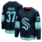 Johmsee S.Kraken #37 Yanni Gourde Deep Sea Blue Home Breakaway Player Jerseys