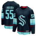 Johmsee S.Kraken #55 Ryan Lindgren Deep Sea Blue Home Breakaway Jerseys