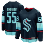 Johmsee S.Kraken #55 Ryan Lindgren Deep Sea Blue Home Breakaway Jerseys