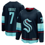 Johmsee S.Kraken #7 Jordan Eberle Navy Home Breakaway Player Jerseys