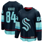 Johmsee S.Kraken #84 Kaapo Kakko Deep Sea Blue Home Breakaway Player Jerseys