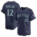 Johmsee S.Mariners #12 Josh Naylor Player Navy Home Limited Stitched Jerseys