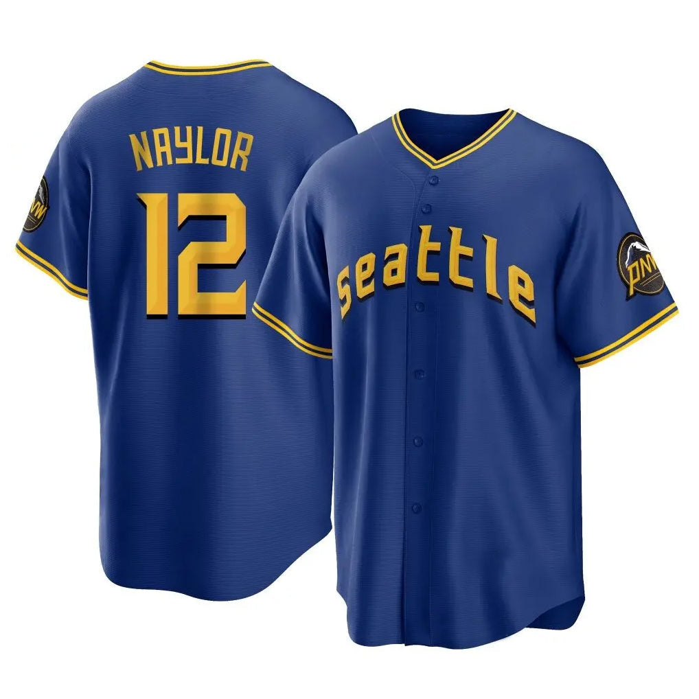 Johmsee S.Mariners #12 Josh Naylor Player Royal City Connect Home Game Stitched Jerseys
