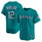 Johmsee S.Mariners #12 Josh Naylor Player Teal Home Limited Stitched Jerseys