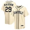Johmsee S.Mariners #29 Cal Raleigh Player Cream 2026 Home Limited Stitched Jerseys