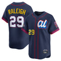 Johmsee S.Mariners #29 Cal Raleigh Player Navy American League All-Star Edition Limited Stitched Jerseys