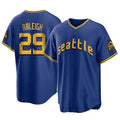 Johmsee S.Mariners #29 Cal Raleigh Player Royal City Connect Home Game Stitched Jerseys