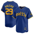 Johmsee S.Mariners #29 Cal Raleigh Player Royal City Connect Home Limited Stitched Jerseys