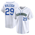 Johmsee S.Mariners #29 Cal Raleigh Player White Pitch Fashion Game Stitched Jerseys