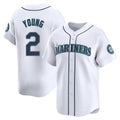 Johmsee S.Mariners #2 Cole Young Player White Home Limited Stitched Jerseys