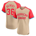 Johmsee S.Mariners #36 Logan Gilbert Player Cream American League All-Star Limited Home Elite Stitched Jerseys