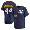 Johmsee S.Mariners #44 Julio Rodriguez Player Navy American League All-Star Edition Limited Stitched Jerseys