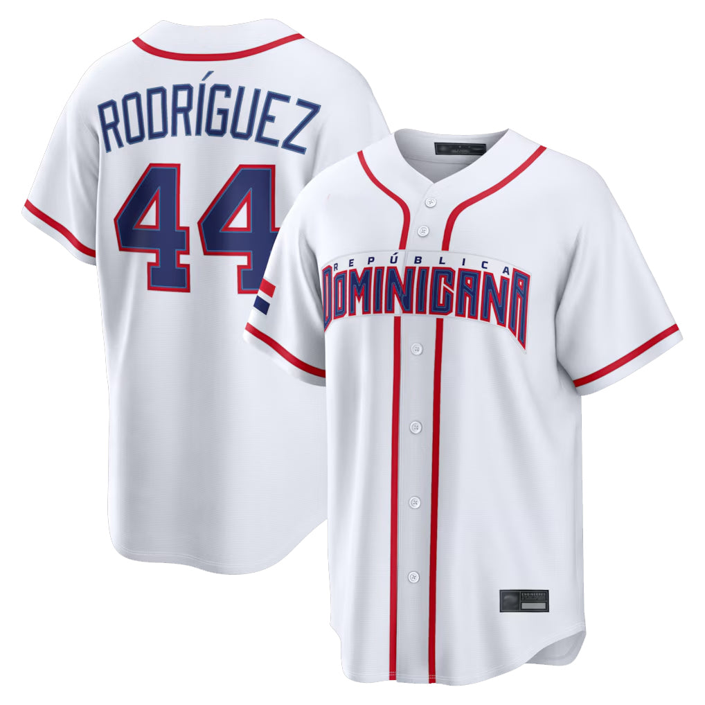 Johmsee S.Mariners #44 Julio Rodriguez Player White 2026 World Classic Home Stitched Jerseys