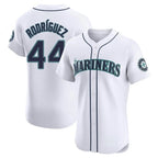 Johmsee S.Mariners #44 Julio Rodriguez Player White Home Limited Elite Stitched Jerseys