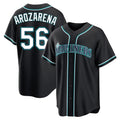 Johmsee S.Mariners #56 Randy Arozarena Player Black Fashion Home Limited Stitched Jerseys