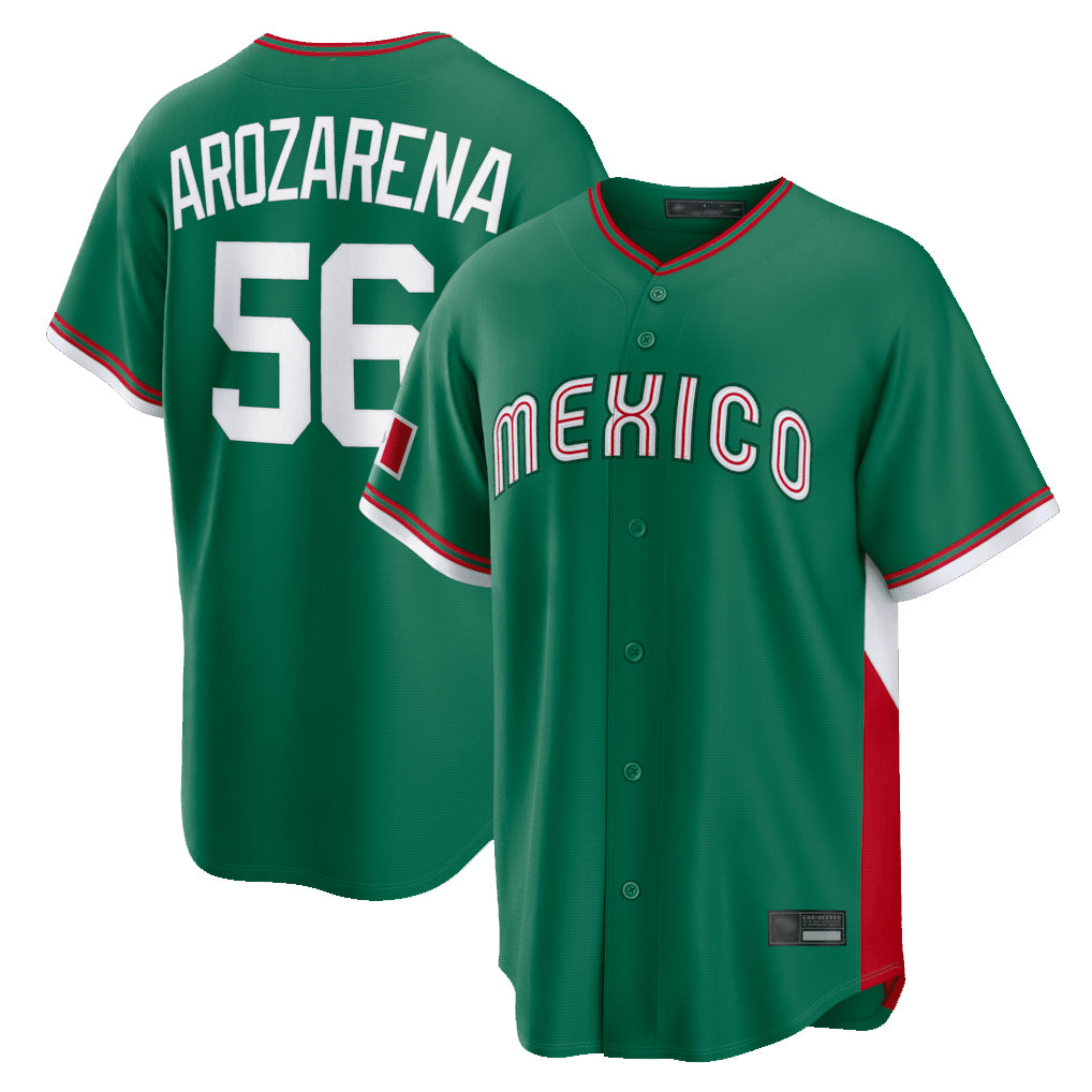 Johmsee S.Mariners #56 Randy Arozarena Player Green 2026 World Classic Limited Stitched Jerseys