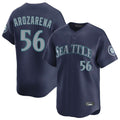 Johmsee S.Mariners #56 Randy Arozarena Player Navy Home Limited Stitched Jerseys