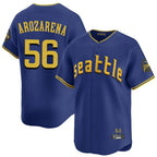 Johmsee S.Mariners #56 Randy Arozarena Player Royal City Connect Home Limited Stitched Jerseys