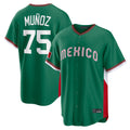 Johmsee S.Mariners #75 Andres Munoz Player Green 2026 World Classic Road Home Limited Stitched Jerseys