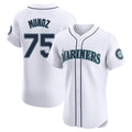 Johmsee S.Mariners #75 Andres Munoz Player White Home Limited Elite Stitched Jerseys
