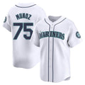 Johmsee S.Mariners #75 Andres Munoz Player White Home Limited Stitched Jerseys