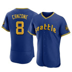 Johmsee S.Mariners #8 Dominic Canzone Player Royal City Connect Home Limited Elite Stitched Jerseys