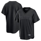 Johmsee S.Mariners Blank Player Black Replica Fashion T-shirt Stitched Jerseys