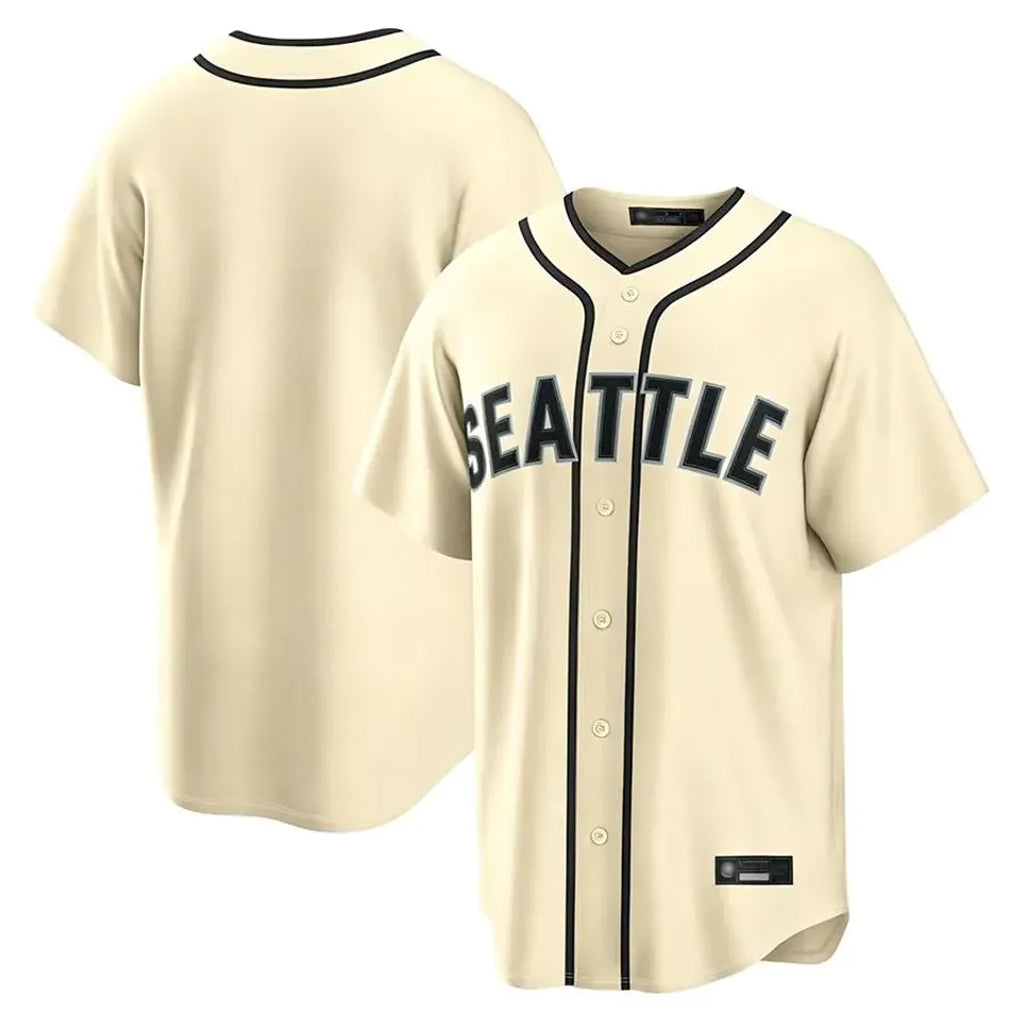 Johmsee S.Mariners Blank Player Cream 2026 Home Limited Stitched Jerseys