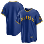 Johmsee S.Mariners Blank Player Royal City Connect Home Game Stitched Jerseys