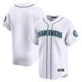 Johmsee S.Mariners Blank Player White Home Limited Stitched Jerseys