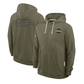 S.Seahawks Olive 2025 Salute to Service Sideline Standard Issue Dri-FIT Hoodie Stitched American Football Jerseys