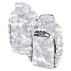 Johmsee S.Seahawks Arctic Camo Limited Salute to Service Pullover Hoodies Game Blank Player Stitched Jerseys