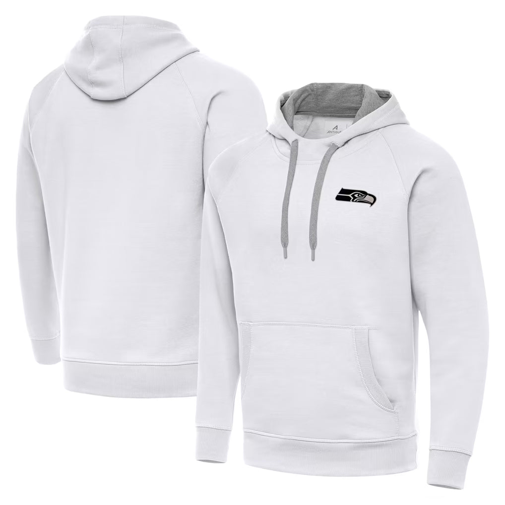 Johmsee S.Seahawks White Pullover Hoodies Game Blank Player Stitched Jerseys
