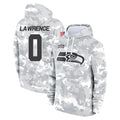 Johmsee S.Seahawks #0 DeMarcus Lawrence Player Arctic Camo Limited Salute to Service Pullover Hoodies Game Stitched Jerseys