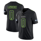 Johmsee S.Seahawks #0 DeMarcus Lawrence Player Black Impact Limited Home Game Stitched Jerseys